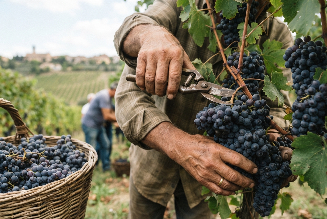 Botti e fermentazione in cantina